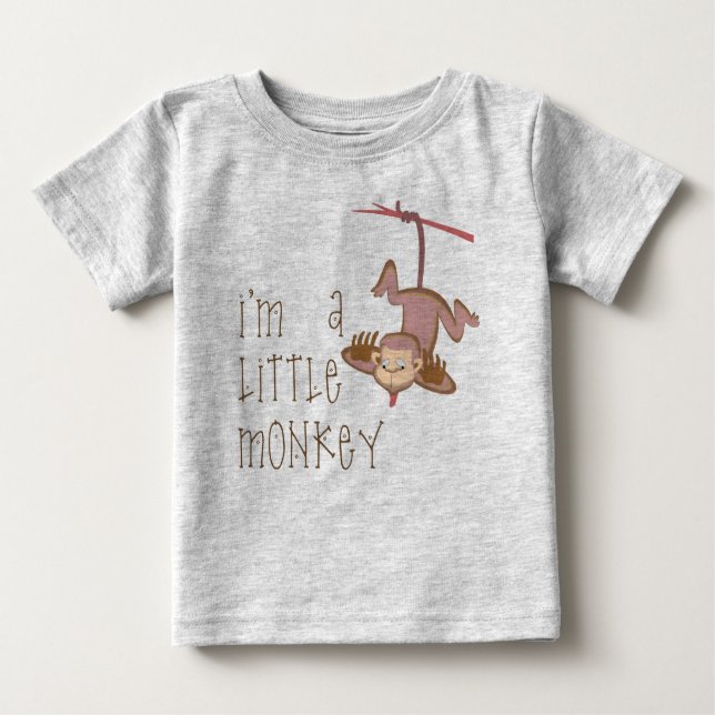 Little Monkey Baby T-Shirt (Front)