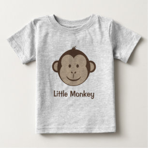 Little Monkey Face Baby T-Shirt