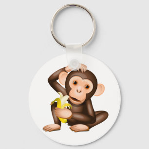 Little monkey key ring