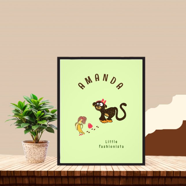 Little monkey photo print (Creator Uploaded)