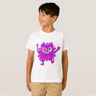 Little Monster Animal Drawing T-Shirt