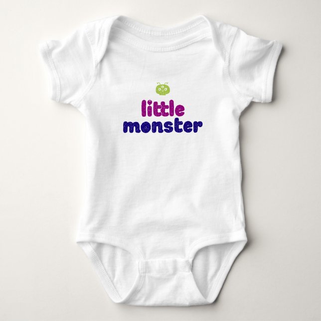 Little Monster. Baby Bodysuit (Front)