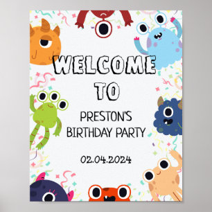 Little Monster Birthday Party for All Ages Poster
