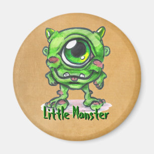 Little Monster Button Magnet