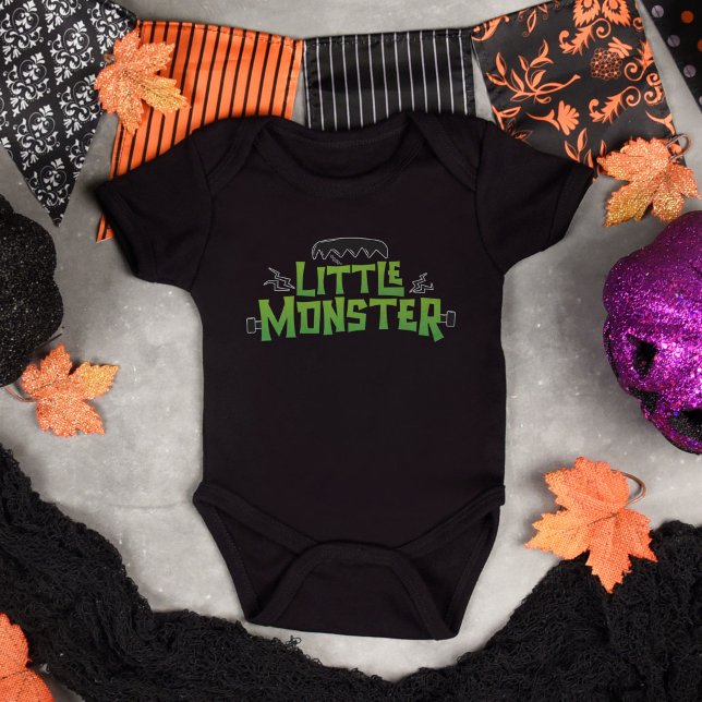 Little Monster Halloween Family Matching Funny  Baby Bodysuit (Little Monster Halloween Family Matching Bodysuit)
