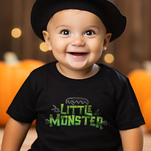 Little Monster Halloween Family Matching Funny  Toddler T-Shirt