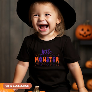 Little Monster Halloween Matching Family Toddler T-Shirt
