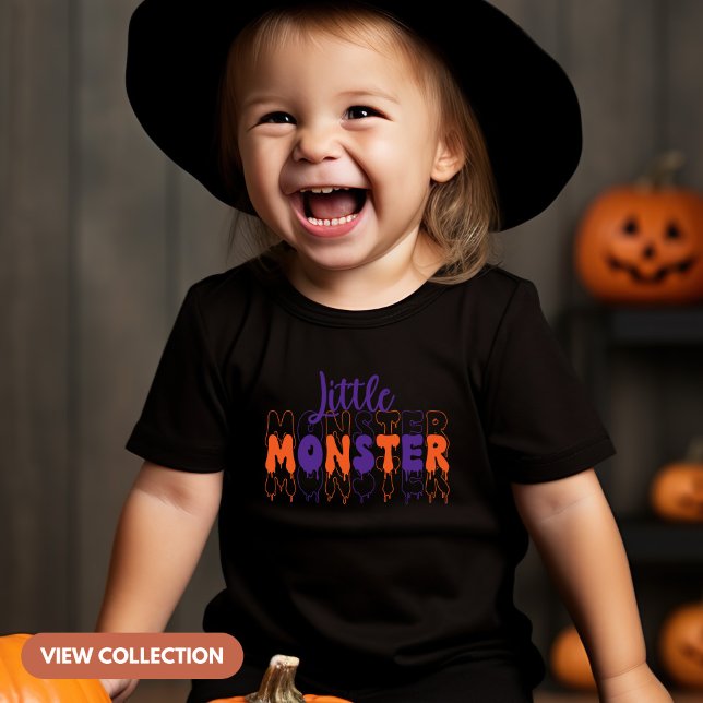 Little Monster Halloween Matching Family Toddler T-Shirt (Creator Uploaded)