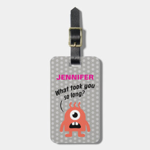 Little Monster (Personalisable) Luggage Tag