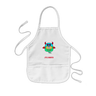 Little Monster (personalizable text) Kids Apron