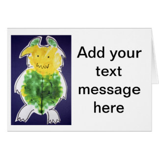 Little Monster - portrait template design