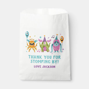 Little Monsters Birthday Party  Favour Bags