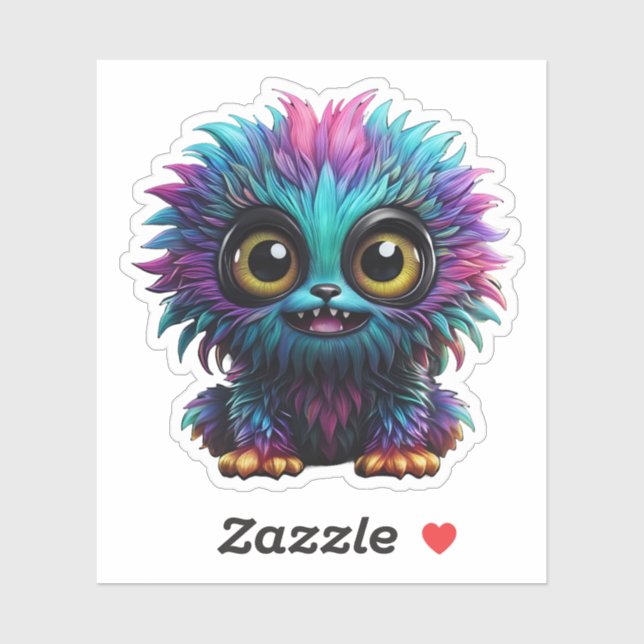 little monsters Custom-Cut Vinyl Sticker (Sheet)