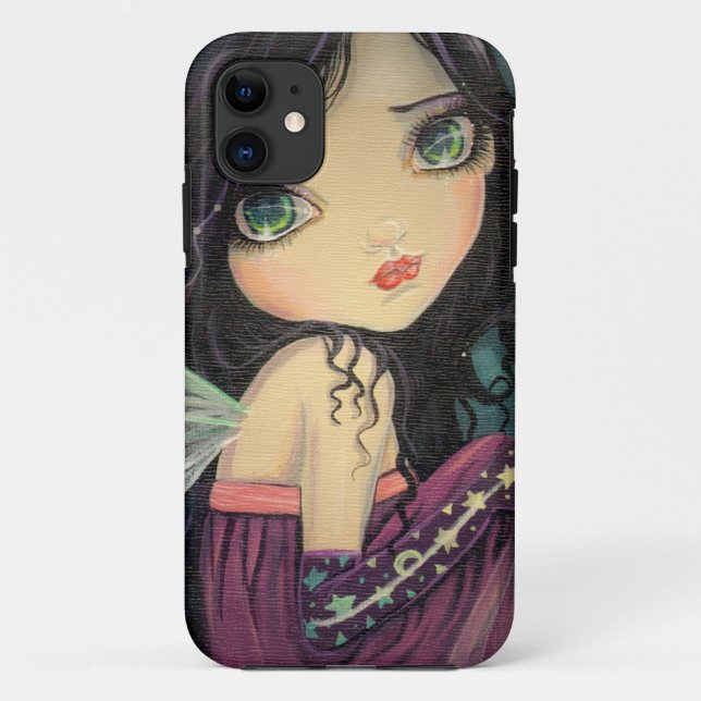 Little Moon Big-Eye Fairy Fantasy Art Case-Mate iPhone Case (Back)