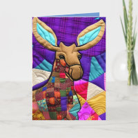 Little Moose Calf Quilt Like Design
