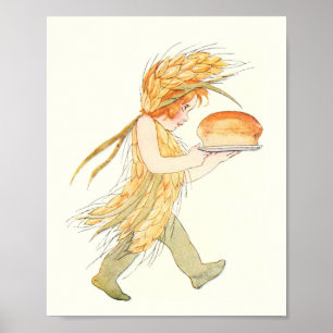 Little Mother Earth - Mrs Wheat Poster