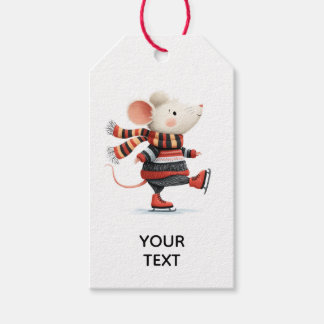 Little Mouse on Ice Gift Tag