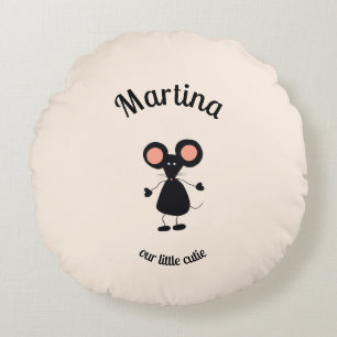 Little mouse round cushion