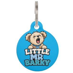 Little Mr Barky Dog Tag