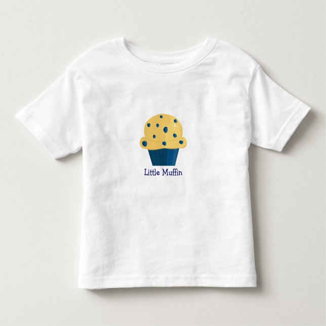 Little Muffin Blueberry Muffin T-Shirt (Front)