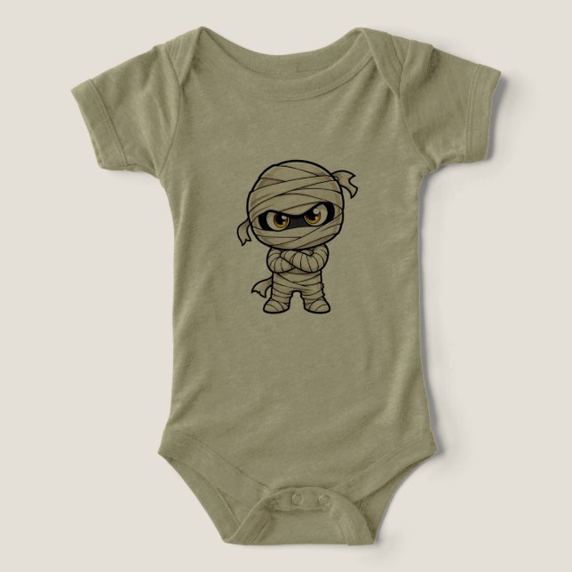 Little Mummy Baby Bodysuit (Design Front)