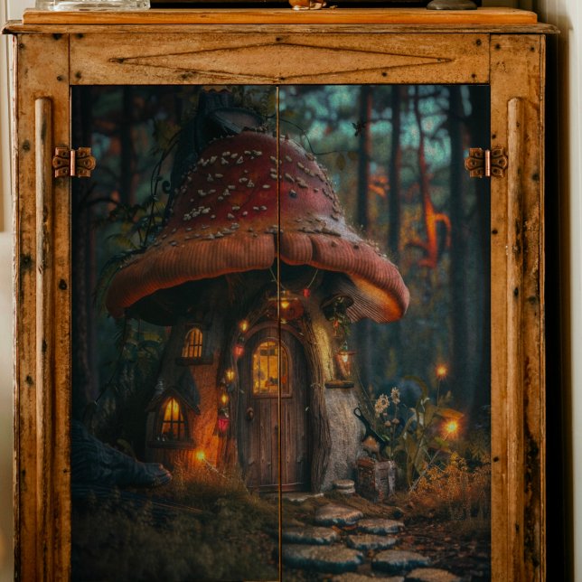 Little Mushroom House Decoupage Tissue Paper (Creator Uploaded)