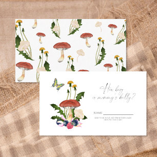 Little Mushroom - How big is mummy's belly game Enclosure Card