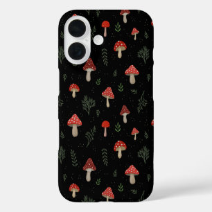 Little Mushrooms iPhone 16 Case