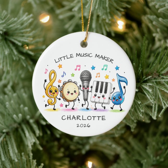 Little Music Maker Christmas Ornament (Tree)
