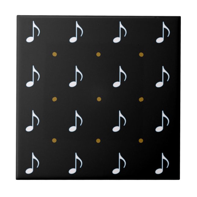 little music notes tile (Front)