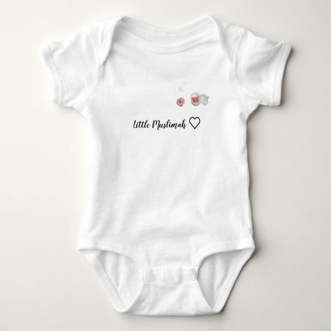 Little Muslimah romper Baby Bodysuit (Front)