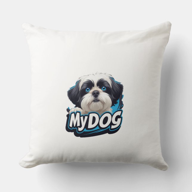 Little My Dog Cushion (Front)