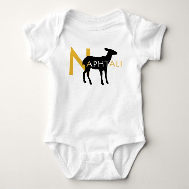 little NAPHTALI Baby Bodysuit (Front)