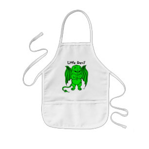 Little nasty Devil Kids Apron