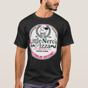 LIttle Nero Pizza Sticker T-Shirt