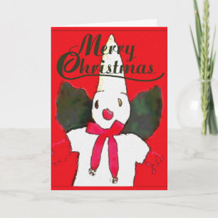 Little New Orleans Snowman Holiday Card