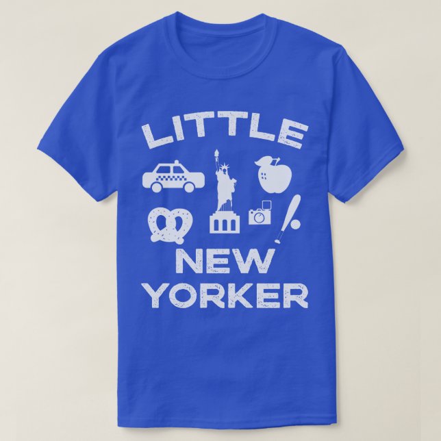 Little New Yorker New York Kids New York Children  T-Shirt (Design Front)