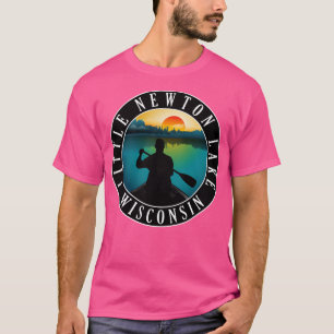 Little Newton Lake Wisconsin Canoeing T-Shirt
