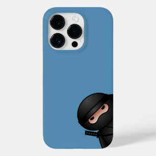Little Ninja Warrior on Blue Case-Mate iPhone 14 Pro Case