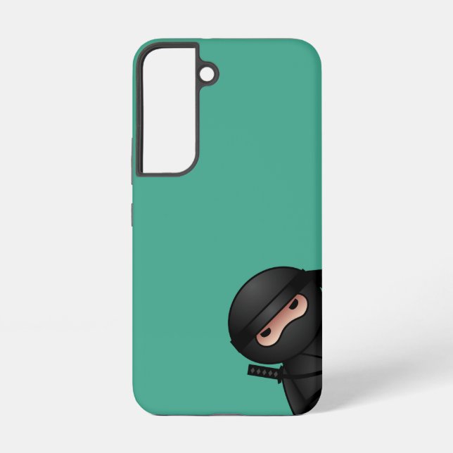 Little Ninja Warrior on Green Samsung Galaxy S22 Case (Back)