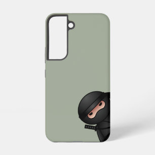 Little Ninja Warrior on Sage Green Samsung Galaxy Case