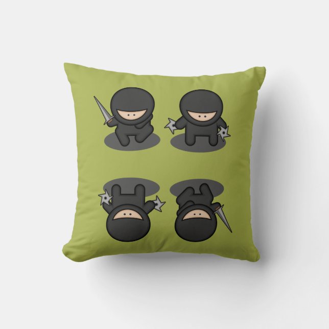 Little Ninjas Cushion (Front)