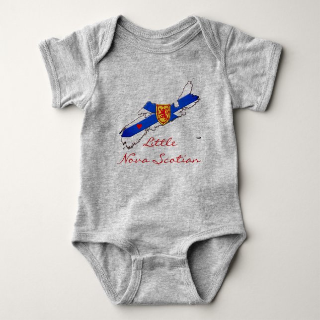 Little Nova Scotian  Nova Scotia baby shirt (Front)