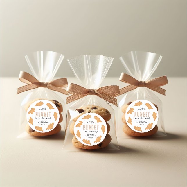 Little Nugget Baby Shower Favour Stickers (Creator Uploaded)