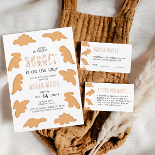 Little Nugget Casual Baby Shower Invitation