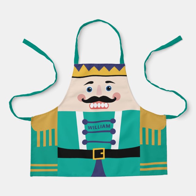 Little Nutcracker Solider Cute Costume for Kids Apron (Front)