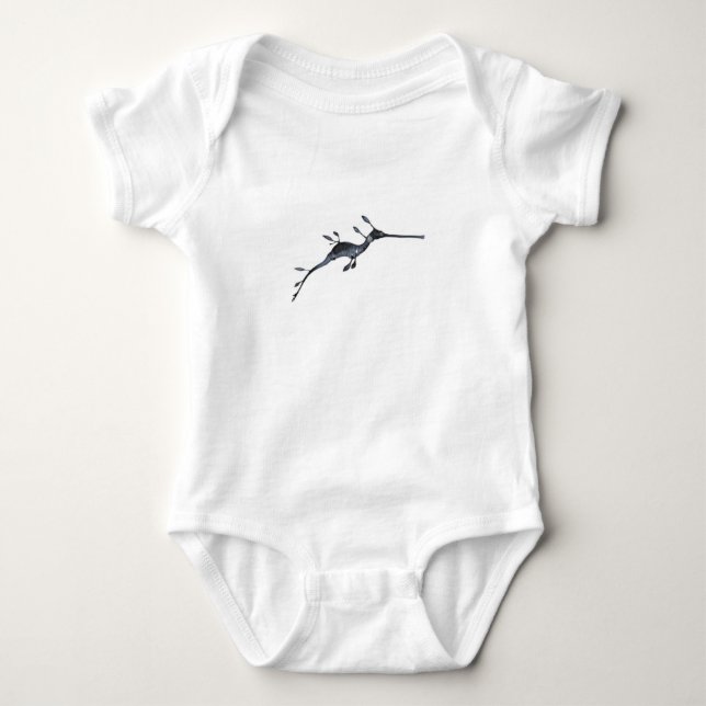 Little Ocean Critters Seadragon Baby Bodysuit (Front)
