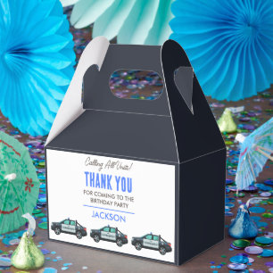 Little Officer Police Birthday   Personalized  Favour Box