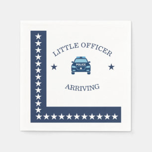 Little Officer Police Party Napkin