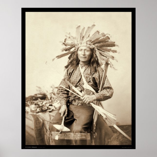 Little, Oglala Leader at Wounded Knee SD 1890 Poster (Front)